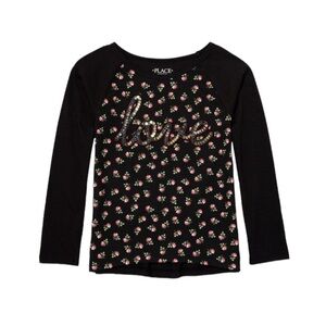🌻4/$20 Girl’s The Children’s Place Sequins LOVE Top